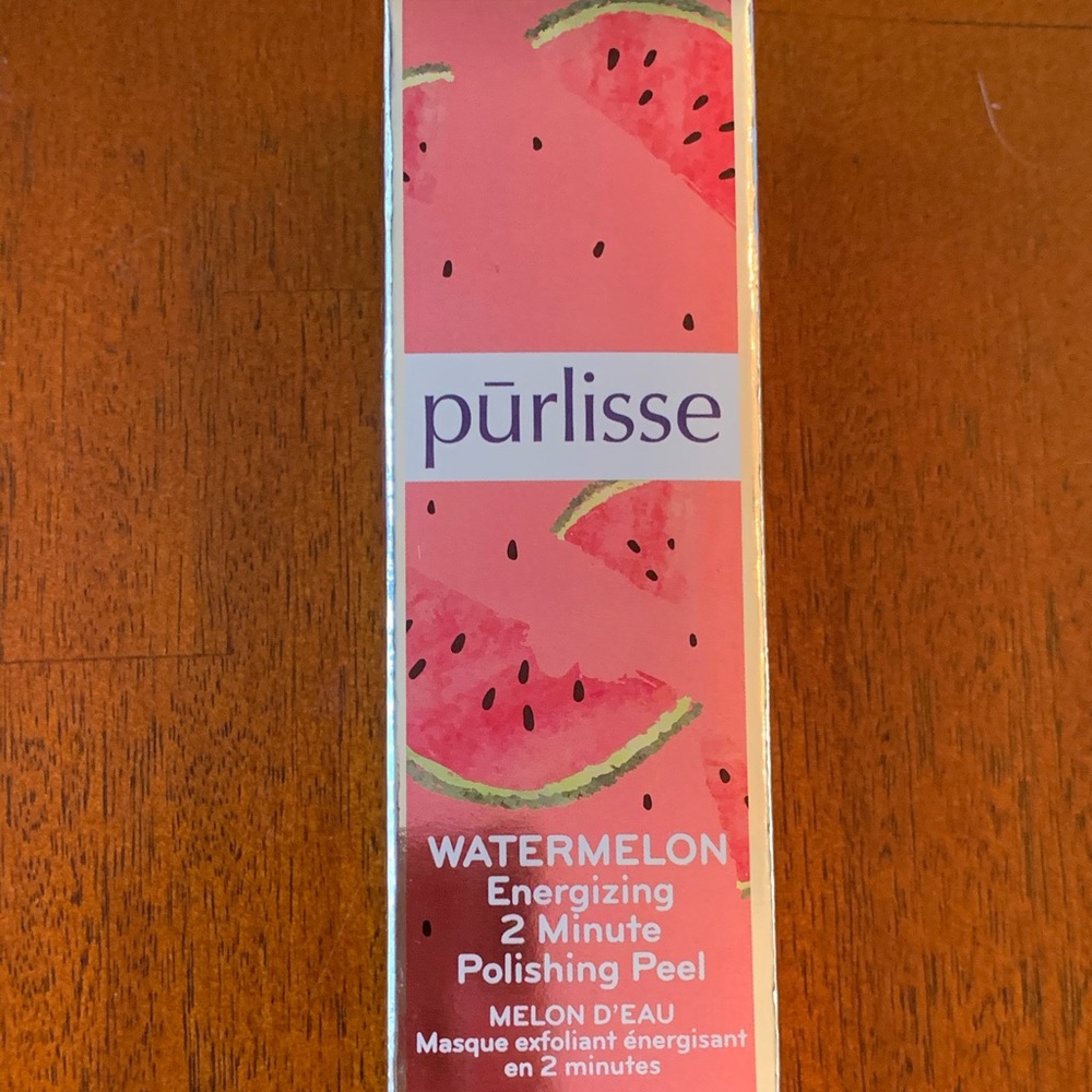NIB Purlisse Watermelon 2 Minute Peel & Polish